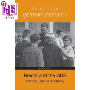 Gdr German and 海外直订Edinburgh Politics 爱丁堡德语年鉴5 Posterity Yearbook 布莱希特和德 Brecht Culture the