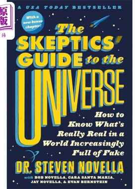 预售 如何独立思考 跨越认知陷阱 建立科学思维 The Skeptics Guide to the Universe 英文原版 Steven Novella【中商原版】