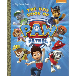 The Big Book of PAW Patrol  PAW Patrol 汪汪队的大书 英文原版儿童精装绘本 卡通动画 3到6岁【中商原版】
