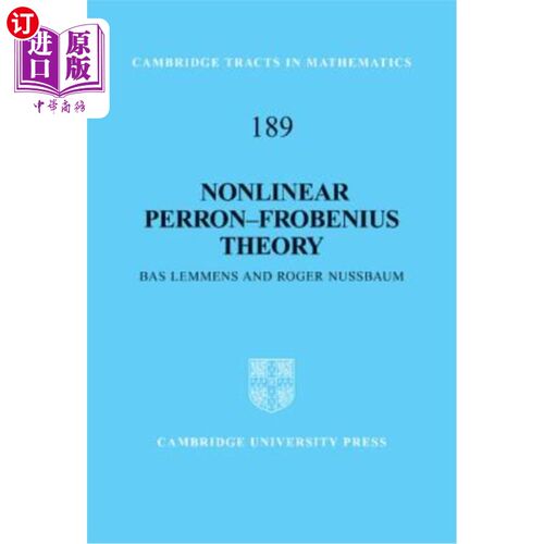 海外直订Nonlinear Perron-Frobenius Theory 非线性Perron-Frobenius理论