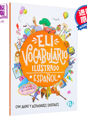 预售 西班牙语原版 ELI Vocabulario Ilustrado Español 西班牙语图解词汇 学习西班牙语单词字词典 初级A1-A2【中商原版】