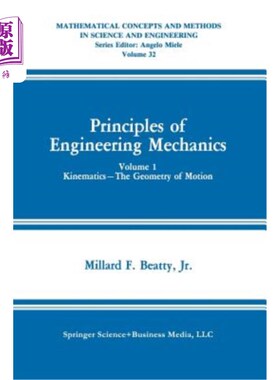 海外直订Principles of Engineering Mechanics: Kinematics -- The Geometry of Motion 工程力学原理:运动学——运动的几何