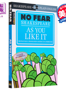 皆大欢喜 无惧莎士比亚 英文原版 As You Like It No Fear Shakespeare William Shakespeare【中商原版】