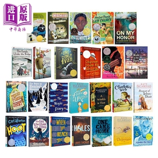 790L青少年小说读物文学奖 兰斯蓝思指数560L 数星星 Number stars Newbery纽伯瑞获奖书单25册英文版 the 低年级大套装