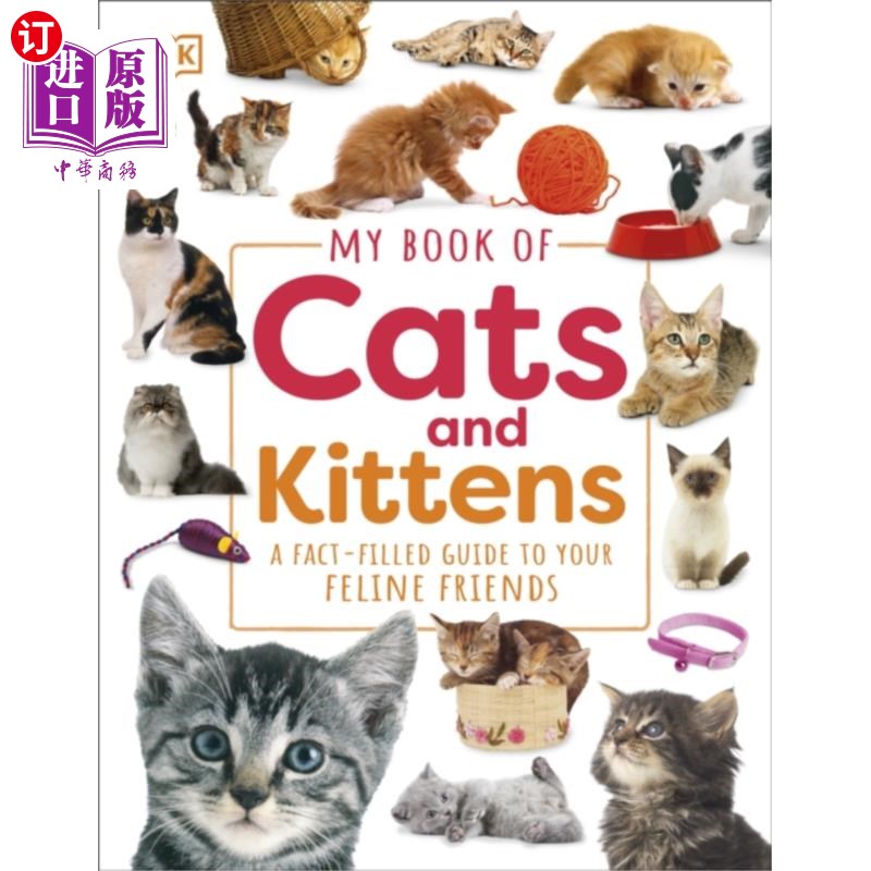 海外直订My Book of Cats and Kittens 我的猫和小猫的书