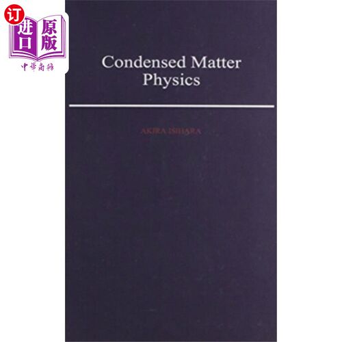 海外直订Condensed Matter Physics 凝聚态物理