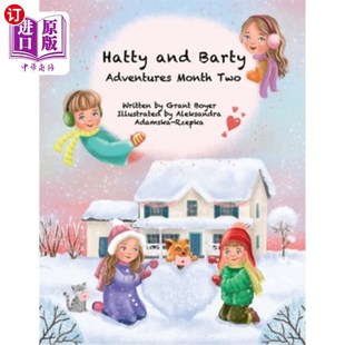 Large Barty 哈蒂和巴蒂冒险第二个月：大图版 Edition Picture Two Month Adventures and 海外直订Hatty