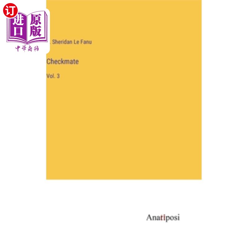 海外直订Checkmate: Vol. 3 将军:第三卷