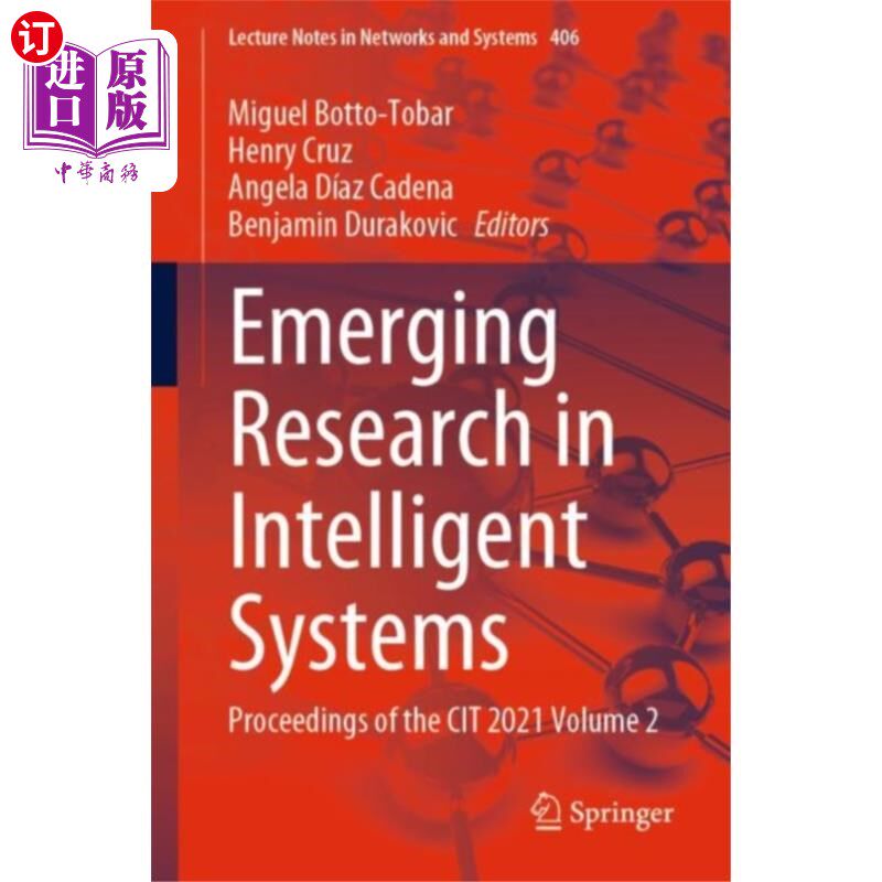 海外直订Emerging Research in Intelligent Systems 智能系统的新兴研究