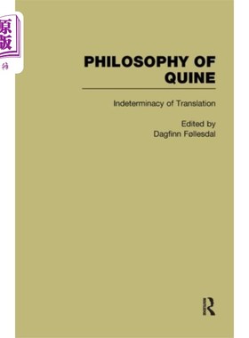 海外直订Indeterminacy of Translation 翻译的不确定性