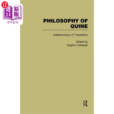 海外直订Indeterminacy of Translation 翻译的不确定性