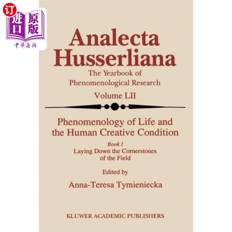 海外直订Phenomenology of Life and the Human Creative Con... 生命现象学与人的创造状态