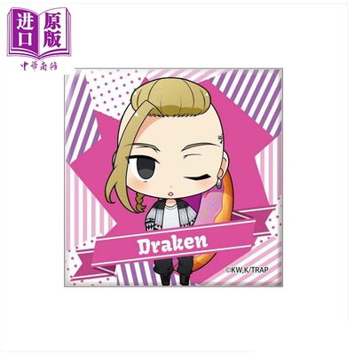 现货 方形徽章 东京复仇者 Q版甜甜圈款 龙宫寺坚 Draken 日版原版动漫周边【中商原版】
