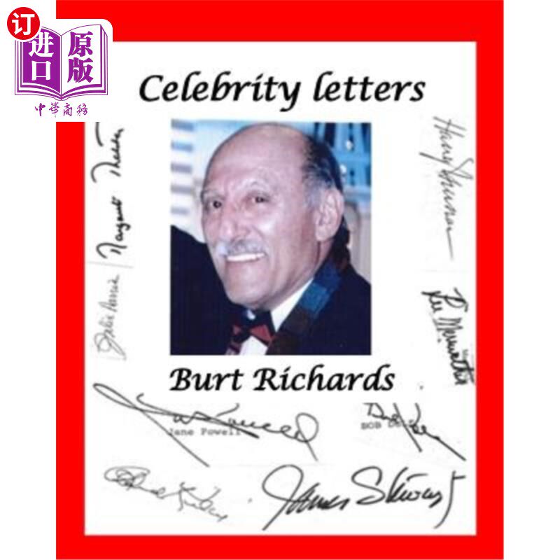 海外直订Burt Richards' Celebrity Letters V1 伯特·理查兹的名人信件V1