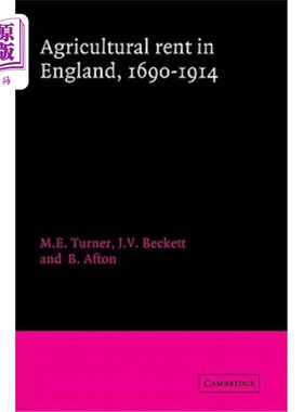 海外直订Agricultural Rent in England, 1690-1914 1690-1914年英国的农业租金