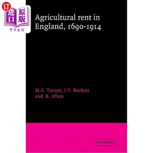 England 1690 1914 农业租金 海外直订Agricultural 1914年英国 Rent