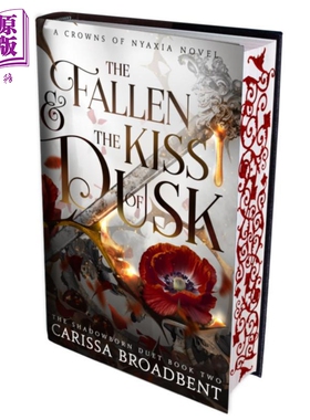 预售 尼亚西亚王冠4 堕落者与黄昏之吻 英版限量刷边版 Crowns of Nyaxia4 英文原版 Carissa Broadbent【中商原版】