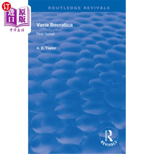 海外直订Varia Socratica: First Series Varia Socratica:第一系列赛