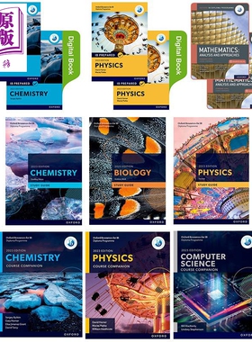 英文原版牛津IBDP国际文凭课程合集 新教材Course Book学习指南Study Guide 化学生物Biology数学物理计算机科学【中商原版】