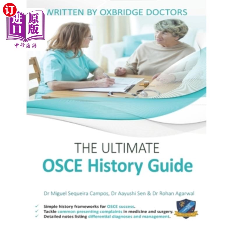 海外直订医药图书The Ultimate OSCE History Guide: 100 Cases, Simple History Frameworks for OSCE S 最终欧安组织历史指