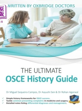 海外直订医药图书The Ultimate OSCE History Guide: 100 Cases, Simple History Frameworks for OSCE S 最终欧安组织历史指
