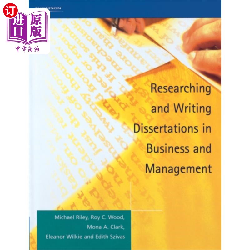 海外直订Researching and Writing Dissertations in Busines... 商业与管理专业的研究与论文撰写