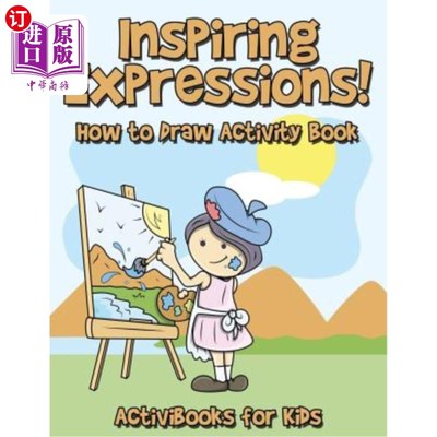 海外直订Inspiring Expressions! How to Draw Activity Book 鼓舞人心的表情!如何绘制活动册
