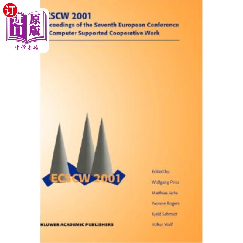 海外直订Ecscw 2001 Ecscw 2001