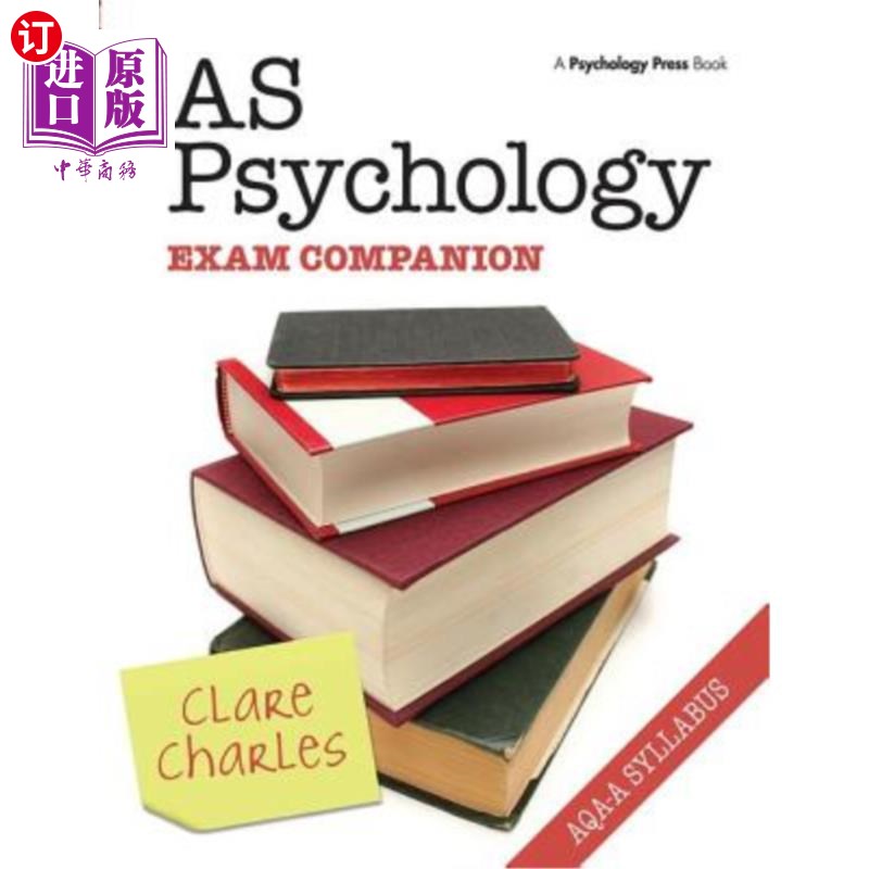 海外直订As Psychology Exam Companion 作为心理学考试陪考对象