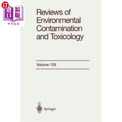 海外直订Reviews of Environmental Contamination and Toxicology: Continuation of Residue R 环境污染和毒理学审查：继续
