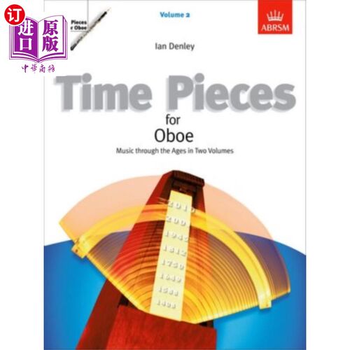 海外直订Time Pieces for Oboe, Volume 2 双簧管时间片段，第二卷