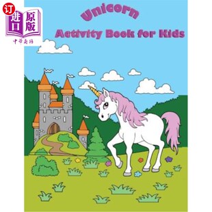 海外直订Unicorn Activity Book For Kids: : Fun Activity for Kids in Unicorn theme Colorin