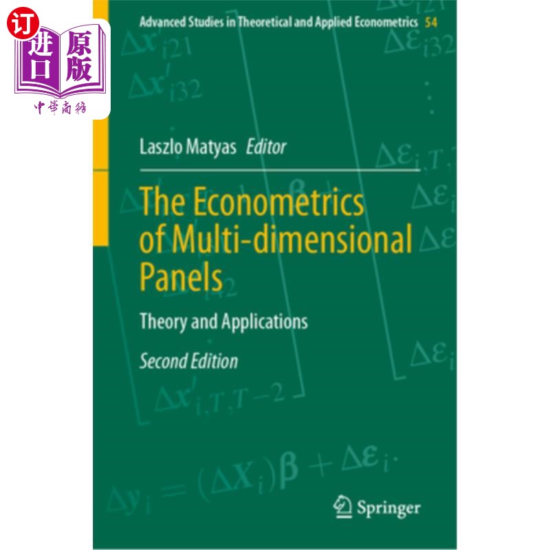 海外直订The Econometrics of Multi-Dimensional Panels: Theory and Applications The Econometrics of M
