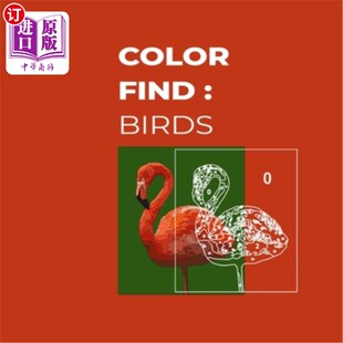 鸟 数字活动书 Color activity book number Birds 颜色 海外直订Color 颜色发现 Find