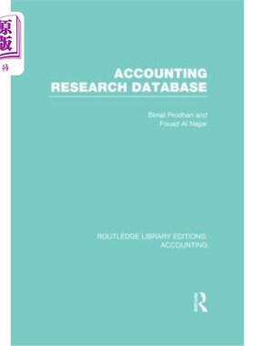 海外直订Accounting Research Database (Rle Accounting) 会计研究数据库(Rle会计)