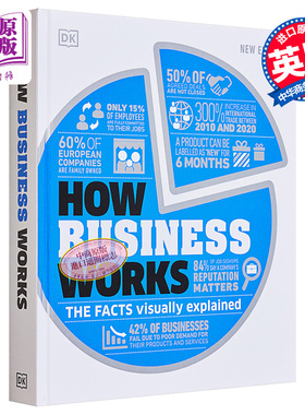DK How Things Works 商业是如何运作的 英文原版 DK How Business Works 百科全书英文版 可视化图解 企业运营经管经济金融投资