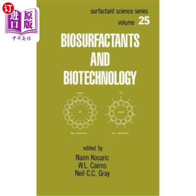 海外直订Biosurfactants and Biotechnology 生物表面活性剂与生物技术