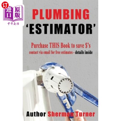 海外直订Plumbing 'Estimator' 管道“估计员”