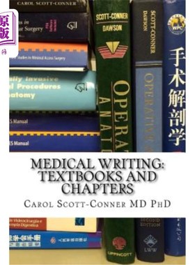 海外直订Medical Writing: Textbooks and Chapters 医学写作：教材与章节