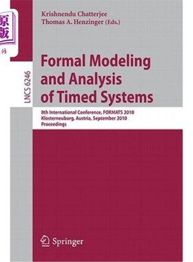 海外直订Formal Modeling and Analysis of Timed Systems: 8th International Conference, FOR 定时系统的正式建模和分析：