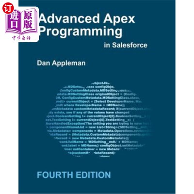 海外直订Advanced Apex Programming in Salesforce salesforce中的高级apex编程