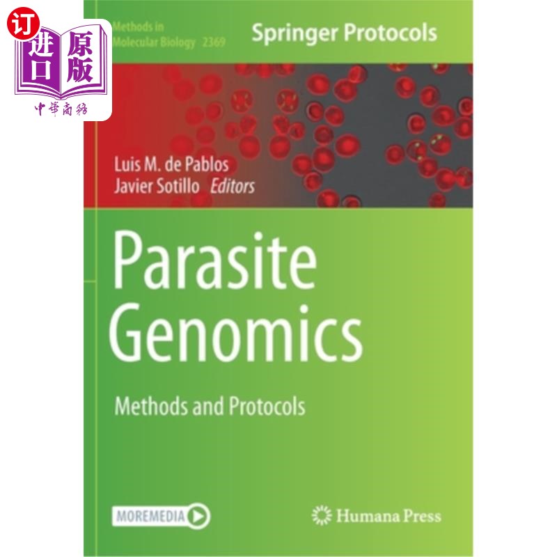 海外直订医药图书Parasite Genomics: Methods and Protocols 寄生虫基因组学:方法和协议