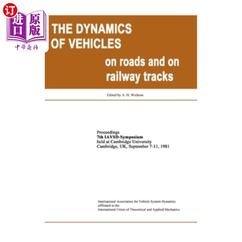 海外直订The Dynamics of Vehicles on Roads 道路车辆动力学