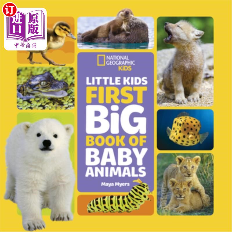 海外直订Little Kids First Big Book of Baby Animals 《小孩》第一本关于小动物的书
