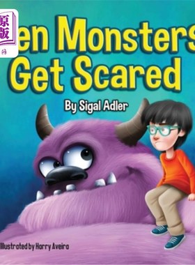 海外直订Even Monsters Get Scared: Help Kids Overcome their Fears. 甚至怪物也会害怕：帮助孩子克服恐惧。