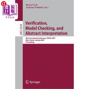 Con Interpretation Model 海外直订Verification Abstract and 8th 模型检验与抽象解释 验证 International Checking