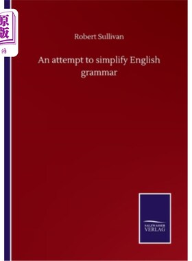 海外直订An attempt to simplify English grammar 简化英语语法的尝试