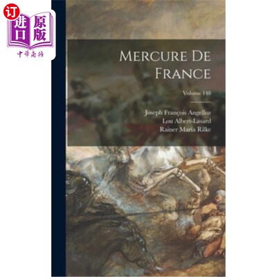海外直订法语 Mercure De France; Volume 148 法国美居;卷148