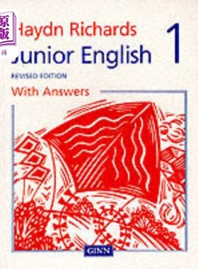 海外直订Haydn Richards : Junior English Pupil Book 1 With Answers -1997 Edition 海顿·理查兹：初中英语学生册一答案-1