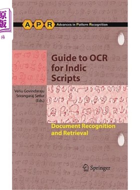 海外直订Guide to OCR for Indic Scripts: Document Recognition and Retrieval 印度文字OCR指南:文档识别和检索